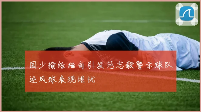国少输给缅甸引发范志毅警示球队逆风球表现堪忧